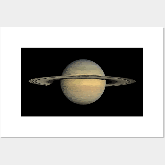 Saturn Wall Art by Kristal Stittle